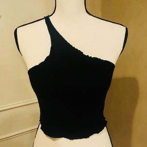 One shoulder Urban Outfitters crop top